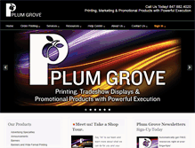Tablet Screenshot of plumgroveprinters.com
